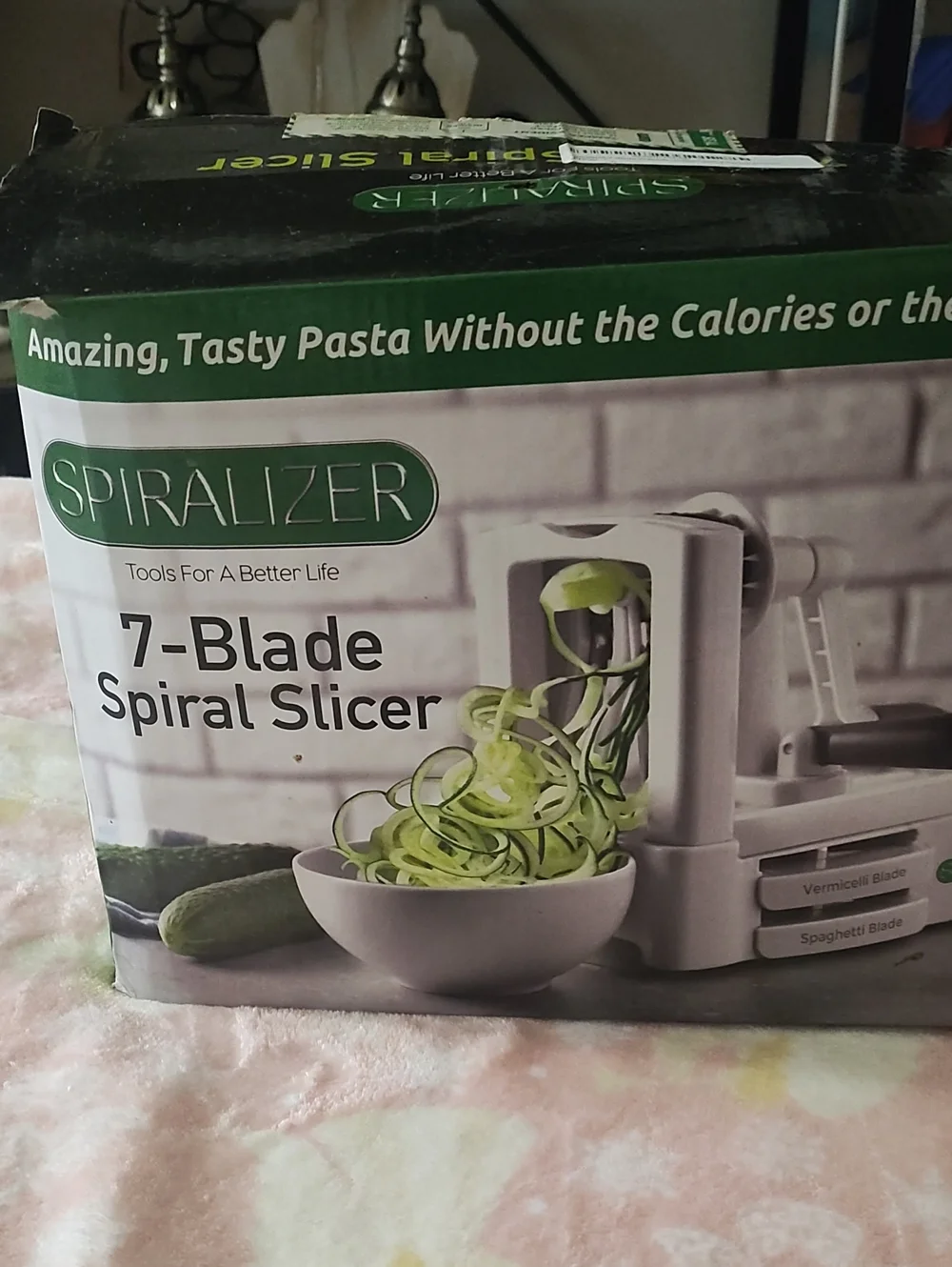 7-Blade Spiral Slicer — White